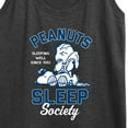 thumbnail image 3 of Peanuts - Peanuts Sleep Society - Women's Racerback Tank Top, 3 of 6