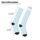 thumbnail image 2 of Balery Blue and White Squares Calcetines novedosos Calcetines deportivos Calcetines hasta la rodilla Calcetines de algodón Calcetines originales y geniales, 2 of 6