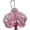 Pink white, variant on Jiibva Flower Keychain, Simulation Orchid Lily Keychain Y2k Aesthetic Flower Keyring Bag Purse Charms Handbags Decoration Accessories