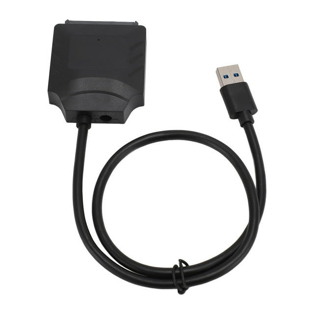 USB 3.0 To Hard Drive Adapter, 6Gbps USB To III HDD Adapter Cable Fast Transfer Speed Portable Lightweight Safe for 2.5inch HDD