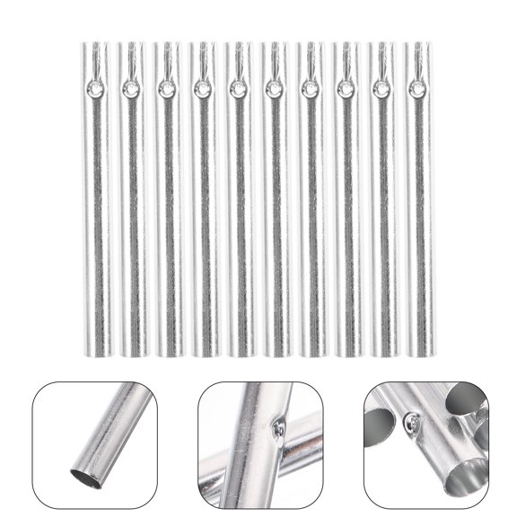 Milisten Plated Aluminum Wind Chime Tubes for Crafting, and Finely Processed Metal Tubes