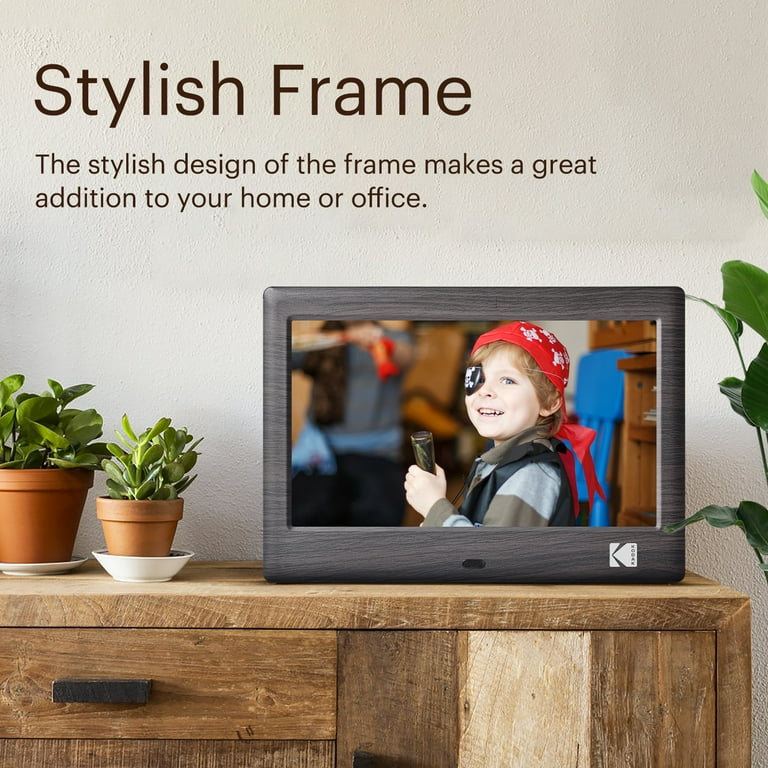 Amazon.com : KODAK 7 Inch Wood Digital Picture Frame with