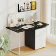 thumbnail image 4 of Costway 48" x 24" Universal Tabletop for Standard & Standing Desk Frame Black, 4 of 10