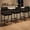 4pcs, variant on Upholstered Bar Stools with Armrests & Backrest – Counter Height Chairs with Thick Cushion & Sturdy Metal Legs – Footrest Support – Ideal for Kitchen Island & Bar – Rustic Black, Set of 4