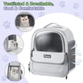 LaifuTu Cat Backpack Carrier - Large Pet Carrier Backpack With Ventilation, Holds Up To 14kg, Collapsible Bowl, For Travel & Hiking