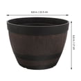 thumbnail image 2 of unbranded Maceta Barril Plástico Para Cultivo De Plantas Suculentas Y Verduras, 2 of 6