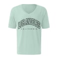 thumbnail image 4 of Krdevn Men's Oversized T Shirt Summer T Shirt Crew Neck Short Sleeve T Shirt with City Print Basic Shirts Loose Casual Shirts Sports Shirts,4XL, 4 of 4