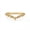 Rose Plated, variant on Ethiopian Opals V Shaped Curved Chevron Ring, Yellow Gold Plated 925 Sterling Silver Trendy Handmade Ring, October Birthstone Jewelry, Engagement Gift For Her