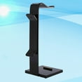 thumbnail image 1 of UPGRATOR 1Set Modern Black Acrylic Headphone Rack for Home Use Headset Stand for Desk, 1 of 7