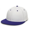 thumbnail image 4 of OC Sports TGS1930X Proflex Bamboo Charcoal Flat Visor Cap - Wh Purple Purple, 4 of 8