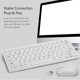 thumbnail image 4 of Combo inalámbrico de mini teclado y mouse 2.4G Enchufe inalámbrico y, 4 of 8