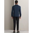 thumbnail image 3 of DARING DIVA Men's Soft Long Sleeve Button Down Business Formal Dress Shirt M Dark Blue, 3 of 5