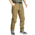 thumbnail image 3 of Blekii Pantalon Cargo Résistant à l'Eau pour Hommes, Pantalon de Travail Tactique Ripstop pour la Randonnée, Pantalon Léger d'Extérieur avec Multiples Poches, Doublé en Polaire pour la Chaleur, Pantalon Décontracté Durable, 3 of 8