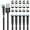 Black, variant on Magnetic Charging Cable, 540° Rotating Magnetic Phone Charger [6-Pack, 3ft/3ft/3ft/6ft/6ft/10ft] 3 in 1 Magnetic Charger Cable Nylon Braided Magnetic USB Cable for iProduct/Micro USB/Type C Device