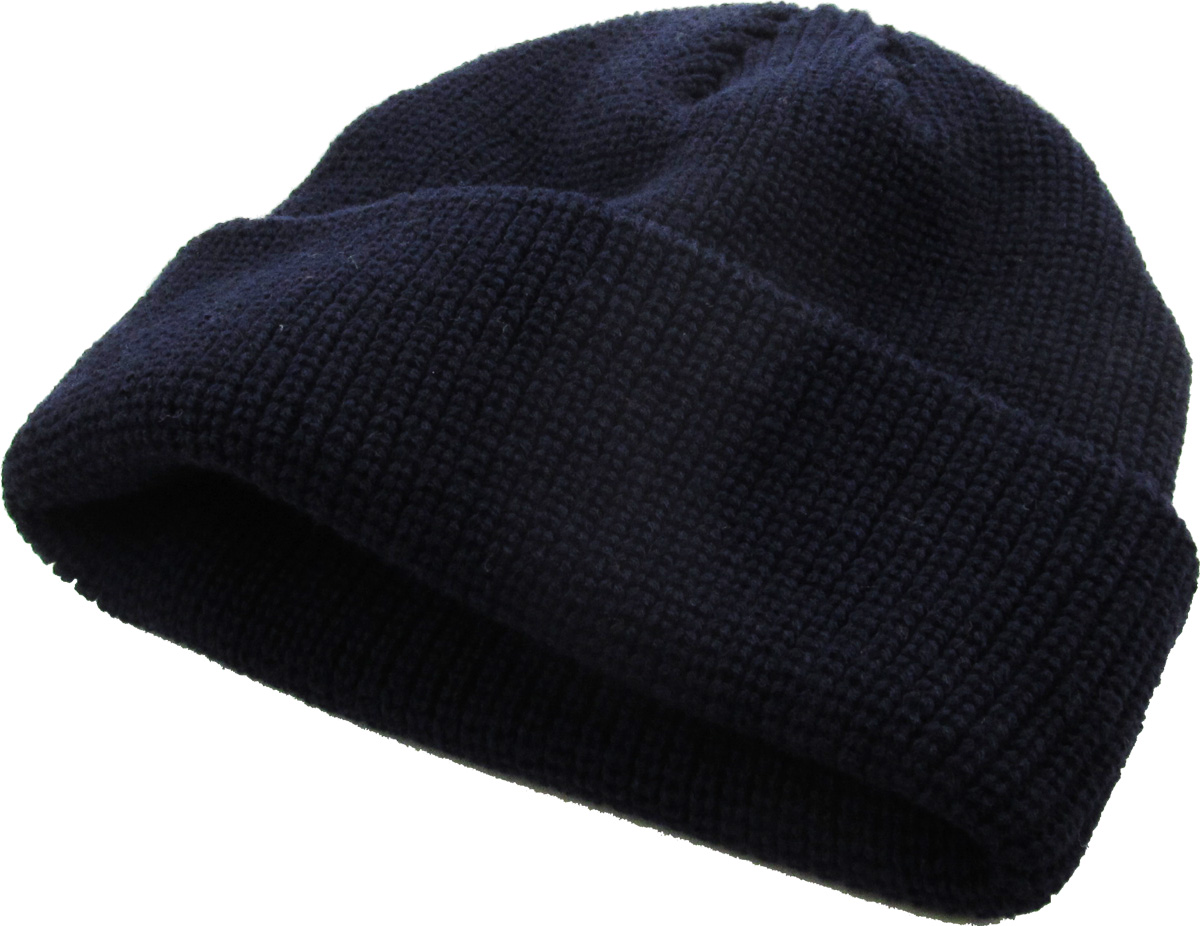 Classic Warm Winter Fisherman Beanie Hats Acrylic Ribbed Knit Cuff Daily  Cap 