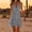 Gray, variant on Afuyipoi Womens Cotton Linen Sleeveless V-Neck Dress With Pockets, Solid Color Belted A-Line Midi Dress, Soft Breathable Loose Casual Summer Dress For Women Blue Size 2XL