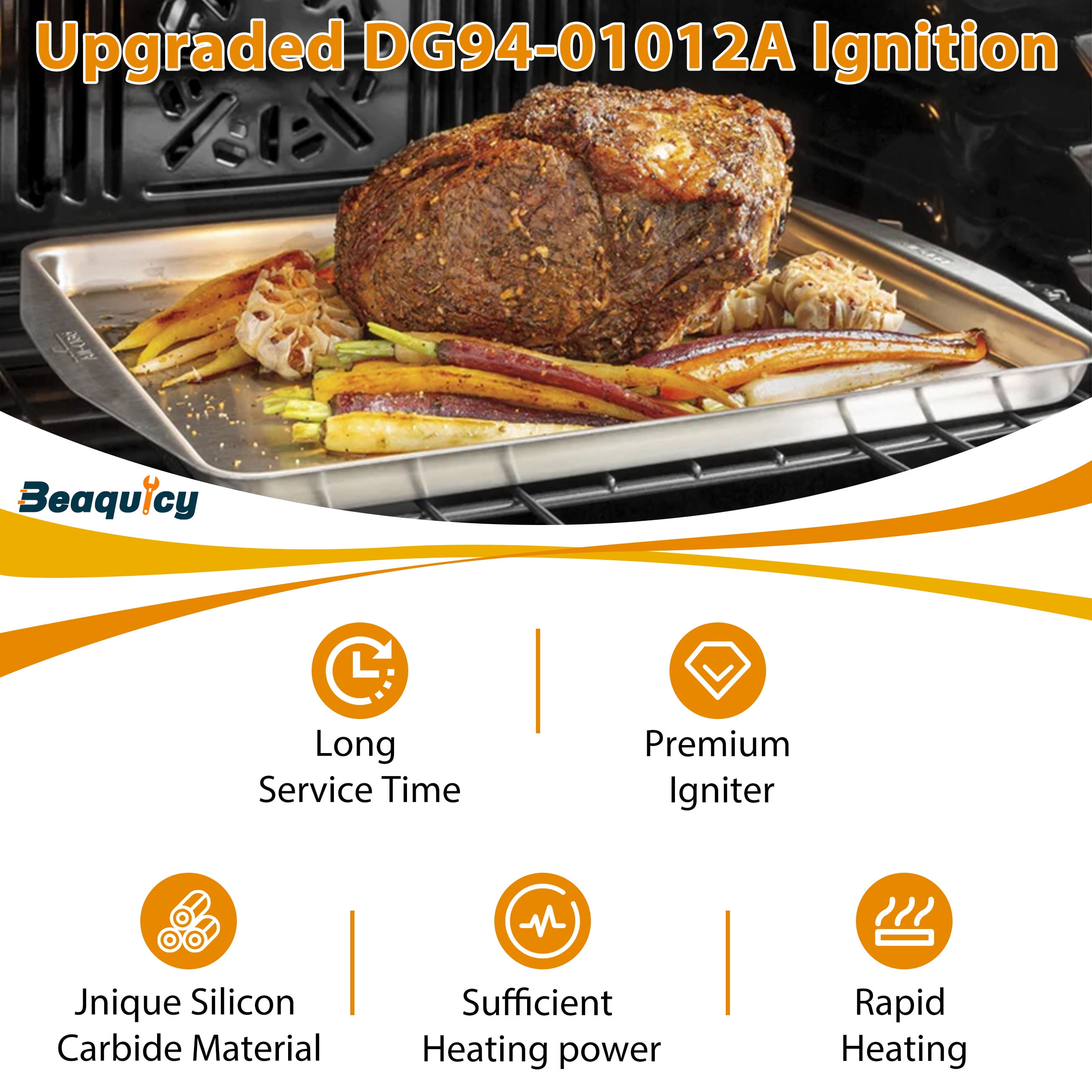 Beaquicy DG94-01012A Oven Igniter Replacement Compatible for DG94-01012A