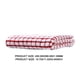 thumbnail image 2 of Checke Toallas Decorativas Juego Paños Mano Absorbentes Hilo Algodón Secado Rápido para Del Baño Rojo, 2 of 9