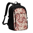 thumbnail image 1 of Balery Dragons1 Mochila con carga USB para hombre y mujer - Mochila impermeable y antirrobo para laptop con puerto USB para viajes, trabajo, 1 of 7