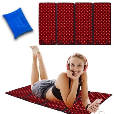 DGYAO Red Light Thera Pad - Large Full-Body Wrap with 968 LEDs, Hanging Design for Muscle Relaxation & Recovery with Infrared Light