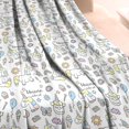 thumbnail image 3 of White Unicorn Dessert Pattern Blanket,Comfortable Soft Lamb Wool Throw Blanket,All Season,Warm Lightweight Blankets for Sofa Bed Couch Living Room Chair,40"x50", 3 of 4