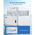 thumbnail image 4 of VEVOR Commercial Ice Shaver 220LBS/H Electric Ice Crusher Snow Cone Maker White, 4 of 9