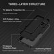 thumbnail image 2 of Funda I-HONVA para Samsung Galaxy S24/S25 a prueba de golpes negra, 2 of 7
