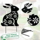 thumbnail image 5 of 2 Piezas de Estacas de Conejito de JardíN, Estacas de Conejito de Metal, Decoraciones de Conejo de JardíN de Metal, Estatuas, Silueta de Conejo Creativa para CéSped, 5 of 8