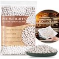 thumbnail image 1 of 1LB Pie Weights for Baking - Pie Crust Weights Ceramic Baking Beans for Reusable Natural Ceramic Stoneware Homemade Kitchen Must Have Round Household Steam Oven Stone, 1 of 6