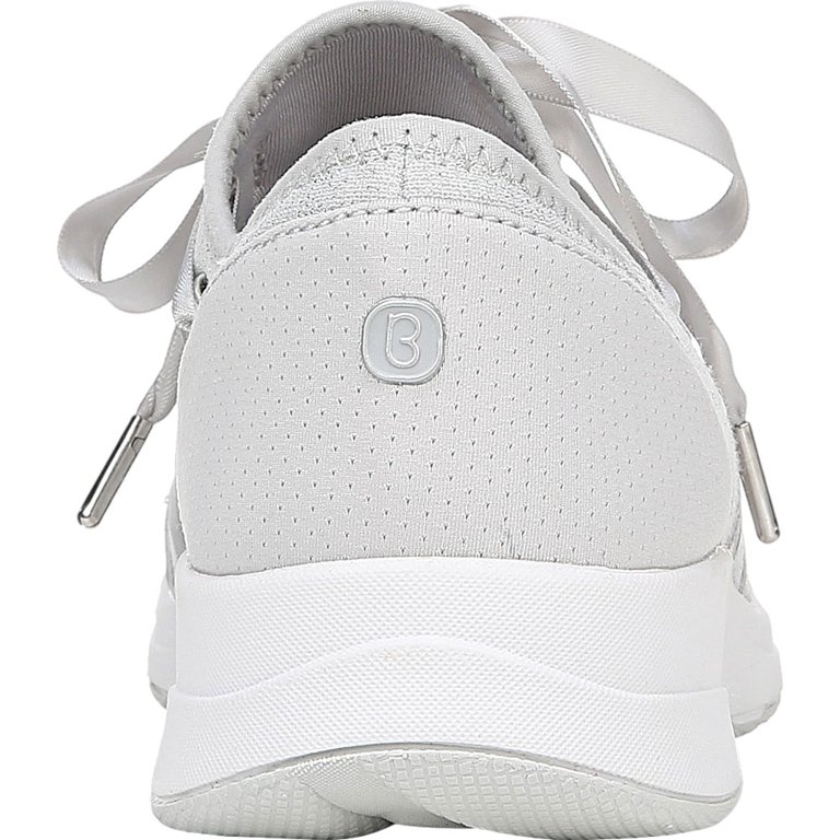 Women's Bzees Inspire Sneaker Light Grey Sparkle Mesh M