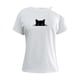 thumbnail image 1 of Camiseta básica con hombros descubiertos para mujer, ropa de calle, moda impresa, informal, transpirable SG, 1 of 8
