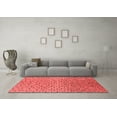thumbnail image 3 of Ahgly Company Indoor Square Solid Red Modern Area Rugs, 6' Square, 3 of 4