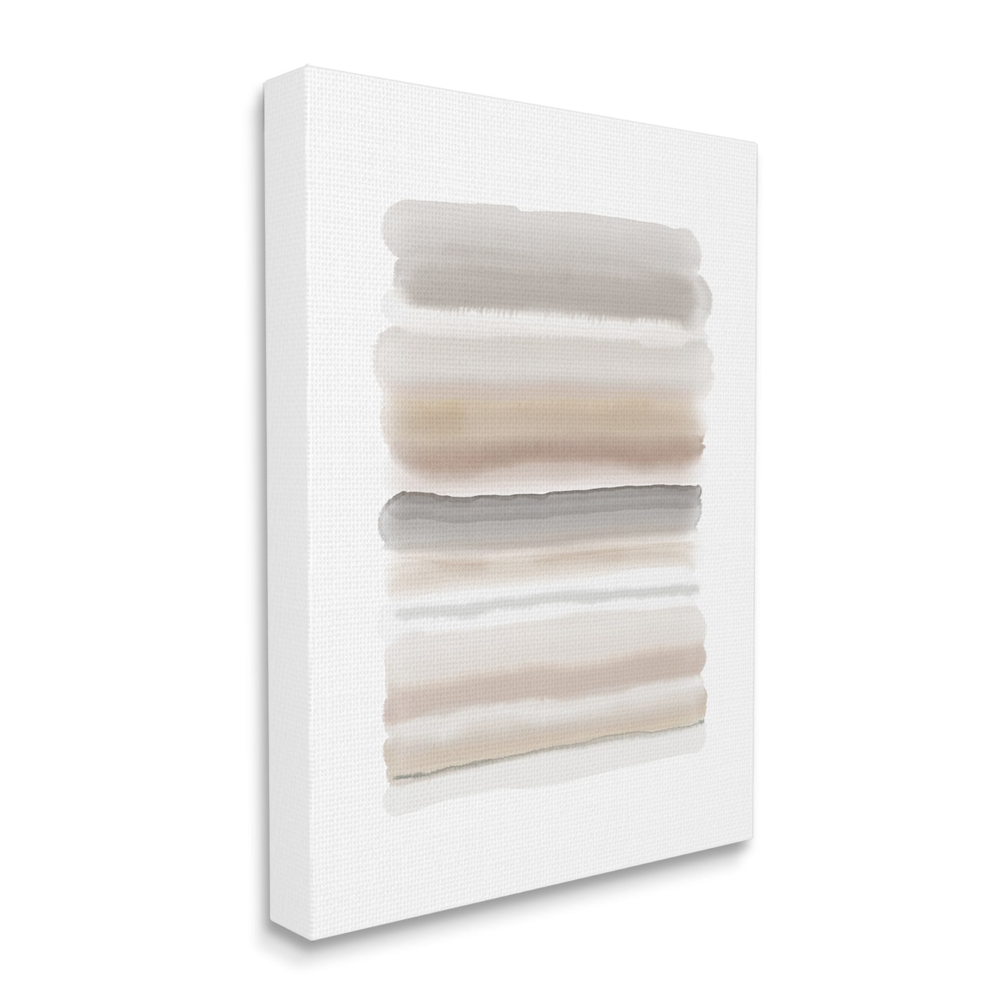 Stupell Industries Simple Abstract Boho Tan and Brown Opaque Watercolor, 16 x 20, Design by Urban Epiphany