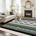 thumbnail image 3 of Sage Green Boho Area Rug 5x7 Washable Rug Non Slip Vintage Ethnic Tribe Retro Abstract Art Large Area Rug Soft Stainresistant Indoor Floor Carpet for Living Room Bedroom Home Office Dining Room, 3 of 8