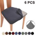 thumbnail image 2 of 6pcs Stretch Jacquard Chair Seat Covers-DF, 2 of 5
