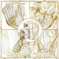 thumbnail image 5 of 100 Pcs Marble Guest Napkins 2 Ply Disposable Guest Bathroom Paper Napkins Black Gold Marbleized Hand Towels for Home Bathroom Kitchen Table Decor (White Gold), 5 of 7