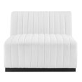 thumbnail image 5 of Modular Sofa Chair, White Black, Fabric, French Living Lounge Cafe Lobby Hospitality Restaurant, Modern Contemporary HB33745, 5 of 7