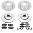 thumbnail image 2 of PowerStop Front and Rear Geomet Coated Brake Rotor and Pad Kit Fits: HYUNDAI KIA Select Models CRK7510, 2 of 5