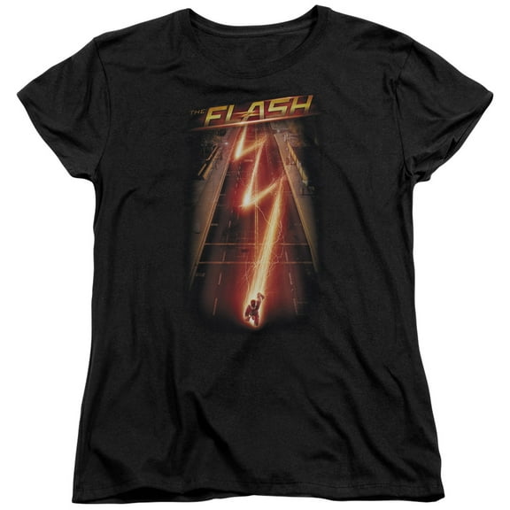 The Flash Flash Ave S/S Women's T-Shirt Black