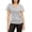 C-Grey136, variant on Womens Sequin Sparkly Wrap Tops Summer V Neck Short Sleeve Glitter T Shirt Night Out Party Wear Versatile Top
