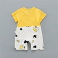 thumbnail image 4 of Ierhent Baby Onesies Baby Girls' Long-Sleeve Bodysuit(Yellow,0-3 Months), 4 of 6