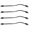 thumbnail image 1 of Cable de red de Internet plano de 30 cm, 24 unidades, sólido, Cat6, de alta velocidad, con conectores RJ45 sin enganches., 1 of 8
