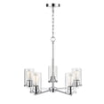 thumbnail image 3 of 2715-CH Millennium Lighting Verlana - 5 Light Chandelier-21.25 Inch Tall and 24 Inch Wide-Chrome Finish    -Traditional Installation, 3 of 7