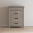 thumbnail image 4 of Child Craft Denman 35" 4-Drawer Chest for Nursery or Bedroom, Anti-Tip Kit, Modern Style, Crescent Gray, 4 of 6