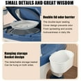 thumbnail image 6 of WETLA Height Adjustable Mobile Portable Toilet, Adult Potty Chair Load 882lb for Seniors Disabilities Elderly & Others, 6 of 10