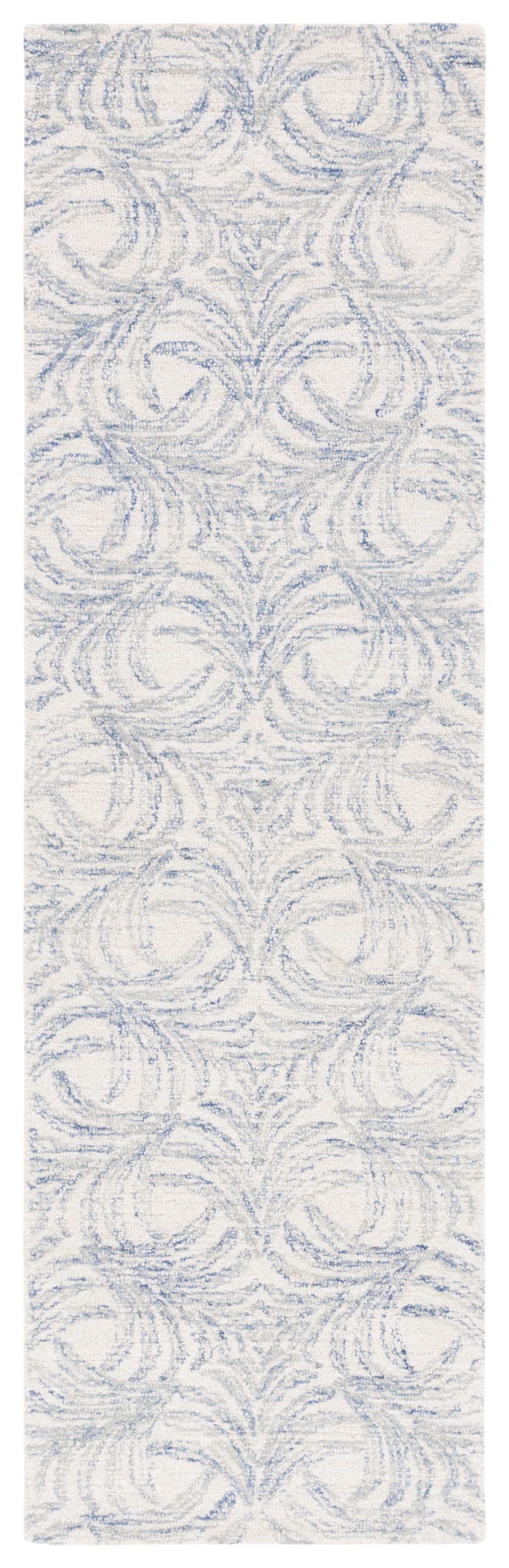 Safavieh Jardin Thaddeus Leaves Runner Rug, Ivory/Blue, 2'3" x 8'