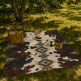 thumbnail image 7 of Vertical Diamond Chain Across Dark spotted cattle pattern Patches, Soft Flannel Blanket with Rustic Southwestern Print, Housewarming Gift and Home Decor for Bedroom and Living Room, 7 of 7