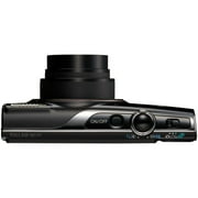 Canon PowerShot ELPH 360 HS A Digital Camera (Black) | 20.2MP, 1/2.3, DIGIC 4+, Full HD 1080p, Wi-Fi & NFC | Bundle with Extra Battery, 64GB Memory