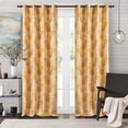 thumbnail image 5 of Deco Window 36 to 66 Inches Adjustable Curtain Rod for Windows with Endcap Finials & Bracket Set (1'' Diameter, Brown), 5 of 9