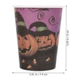 thumbnail image 2 of 30pcs Halloween Paper Cups Disposable Paper Cups Halloween Party One-time Drinking Cups, 2 of 7